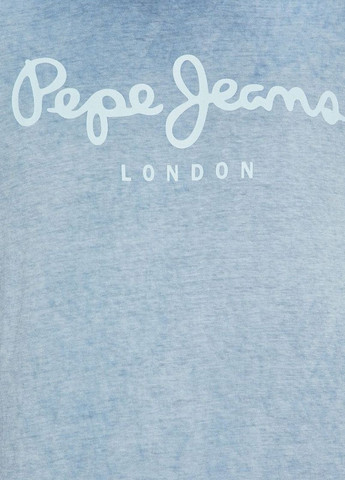 Голубая футболка Pepe Jeans