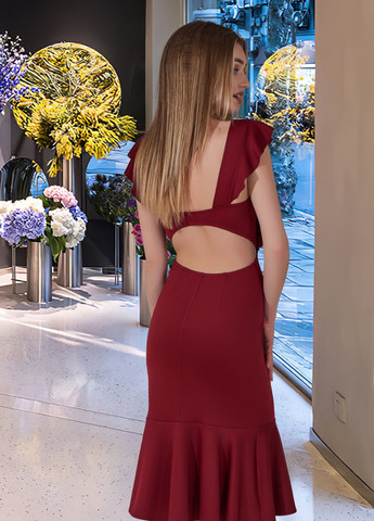 Красное сукнi норма сукня з відкритою спинкою (ут000051914) Lemanta