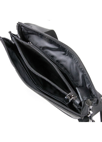 Чоловіча шкіряна сумка через плече 5416-3 black Bretton (272949967)