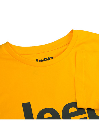 Желтая футболка t-shirt j22w Jeep