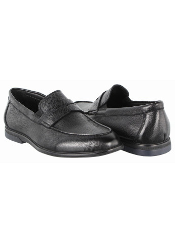 Черные мужские классические туфли 197401 Cosottinni без шнурков