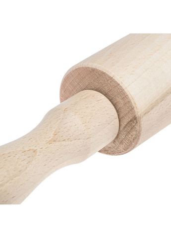 Качалка скалка дерев'яна з ручками, що обертаються 48 см Woodly (268369552)