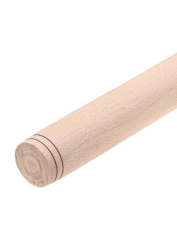 Скалка тачівка качалка дерев'яна рівна для пельменів 39 см Ø 2.5 см Woodly (261244999)
