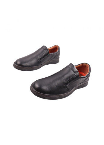 Черные туфли мужские черные натуральная кожа Mida