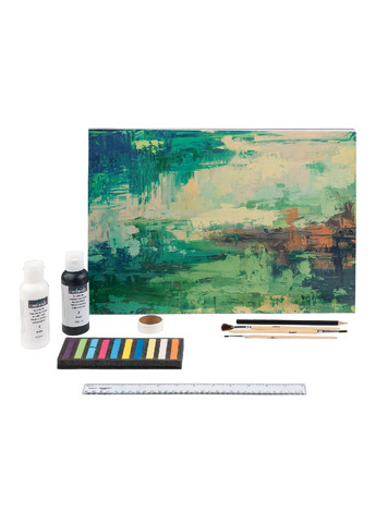 Набор для рисования пастелью и акриловыми красками разноцветный Crelando комбинированное