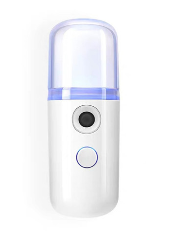 Ультразвуковой увлажнитель воздуха нано спрей портативный карманный для кожи лица 100х37 мм 30 мл (474709-Prob) Белый Unbranded (259447599)