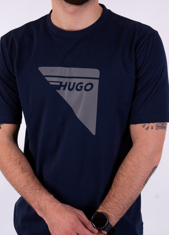 Синяя футболка Hugo Boss