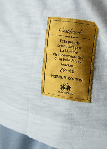 Белая футболка-поло для мужчин La Martina