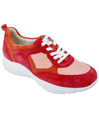 Красные осенние женские кроссовки Waldlaufer
