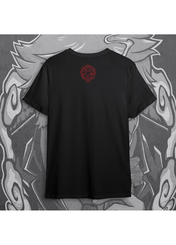 Черная футболка с принтом хелсинг black edition No Brand