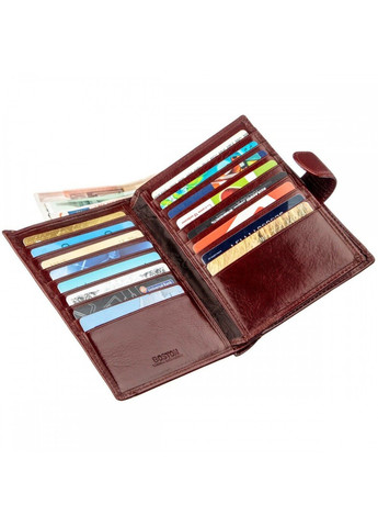 Гаманець з натуральної шкіри 18818 Коричневий BOSTON (262533212)