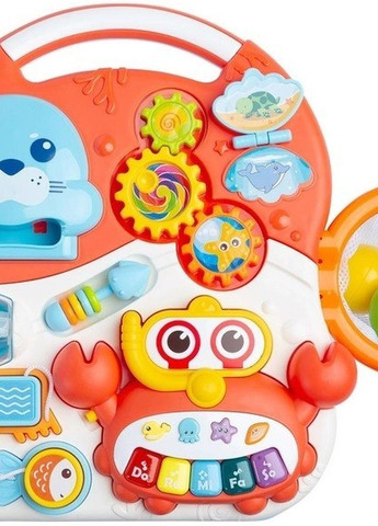 Ходунки-каталка ігровий розвивальний столик померанчевий арт. 7023-02 No Brand (260451908)