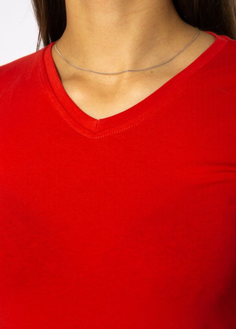 Футболка жіноча базова (Червоний) Time of Style - (261922288)