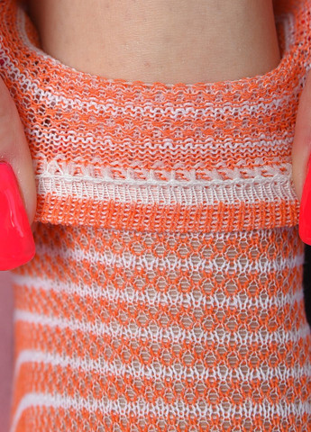 Носки женские сетка оранжового цвета размер 36-40 Let's Shop (261406763)