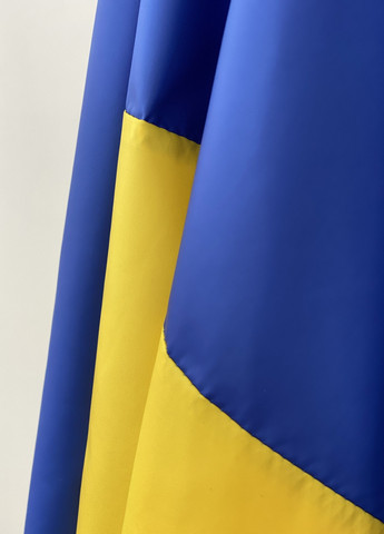 Прапор України державний великого розміру 140*90 см з кишенею під флагшток, для вулиці, тканина плащівка Martel (257559595)