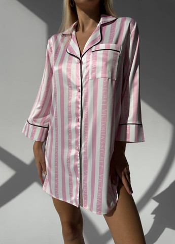 Рубашка для дома-пижама из лого VS в брендовой упаковке Vakko (274556225)