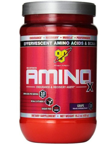 Amino X 435 g /30 servings/ Grape BSN (256719323)