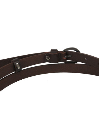 Женский кожаный ремень 1408-15 темно-коричневый Skipper (266142695)