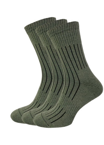 Набір шкарпеток MHK-3R57TR 39-42 3 пари Хакі Rovix трекінгові (258244015)