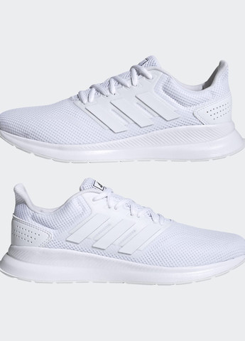 Білі всесезон кросівки для бігу runfalcon adidas