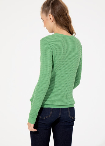 Мятный свитер женский U.S. Polo Assn.