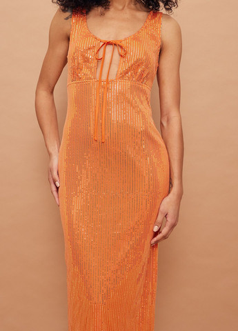 Оранжевое вечернее платье лето,оранжевый, NA-KD