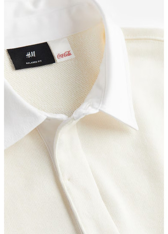 Белая повседневный рубашка H&M