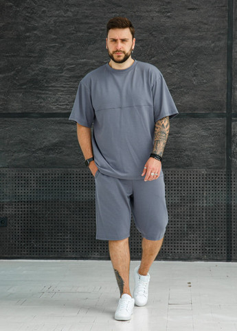 Графитовый летний літній повсякденний комплект фрідом Vakko