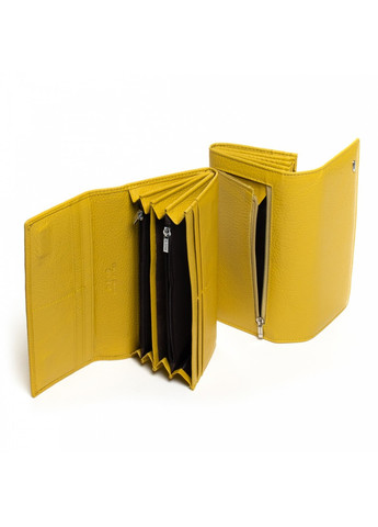 Кожаный женский кошелек Classic W501-2 yellow Dr. Bond (261771329)