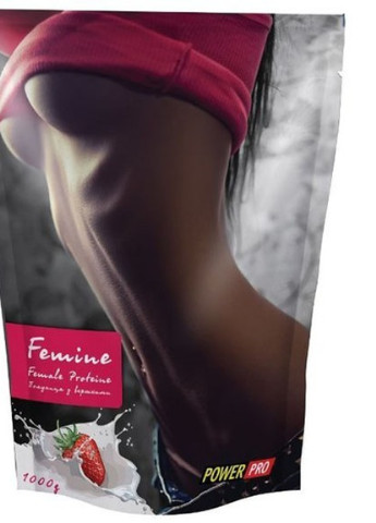 Femine Female Protein 1000 g /25 servings/ Клубника Power Pro (256719289)