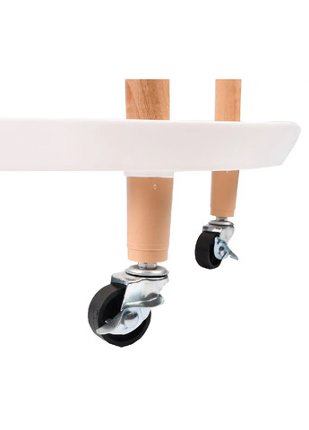 Поднос столик тележка прямоугольный сервировочный передвижной с бортиками ручками 55х34,5х52 см (475859-Prob) Unbranded (272782476)