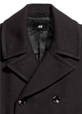 Чорне Пальто,чорний, H&M