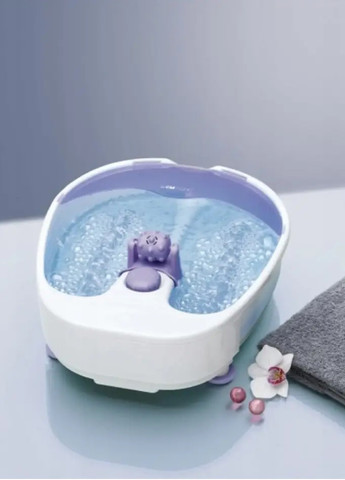 Ванночка масажер для ніг масажна для розслаблюючого бульбашкового вібраційного масажу 90 Вт 38х30х12 см (475836-Prob) Unbranded (272097215)