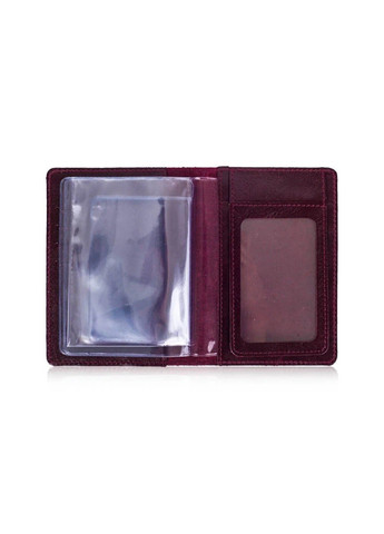 Обкладинка-органайзер для документів зі шкіри HiArt Let's Go Travel AD-01-C19-1718-T007 Фіолетовий Hi Art (268371645)