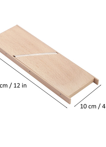 Тертка широка універсальна дерев'яна для овочів по-корейськи (30*10 см) Wood&Steel (259109577)