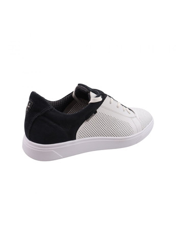 Білі кеди чоловічі білі натуральна шкіра Maxus Shoes 117-23LTCP