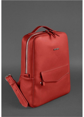 Женский кожаный рюкзак Cooper красный- BN-BAG-19-RED BlankNote (278050557)