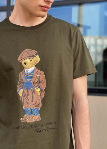 Хаки (оливковая) футболка Ralph Lauren