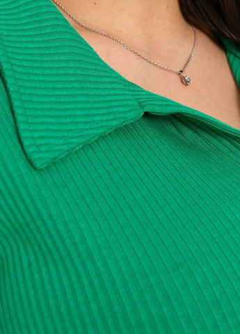Женский костюм футболка и шорты цвет зеленый 433882 New Trend (259061598)