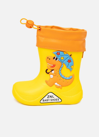 Гумові чоботи для дівчинки колір жовтий ЦБ-00236842 No Brand (276962838)