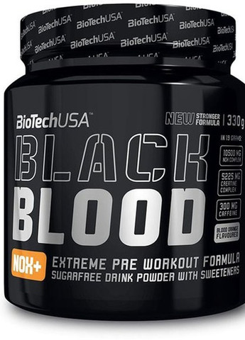 Black Blood NOX+ 330 g /17 servings/ Blood Orange Biotechusa (257455658)