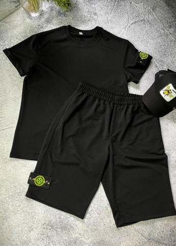 Летний костюм шорты футболка мужской трикотаж No Brand (262089535)