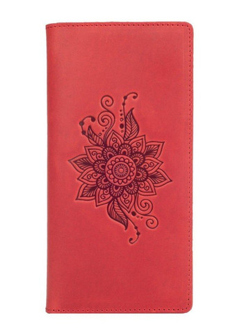 Кожаное портмоне Mehendi Classic WP-05-S18-1440-T006 Красный Hi Art (268371610)