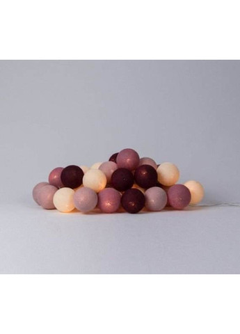 Тайская гирлянда на 10 шариков от батареек CBL Сад Роз, 1.5м Cotton Ball Lights (269266736)