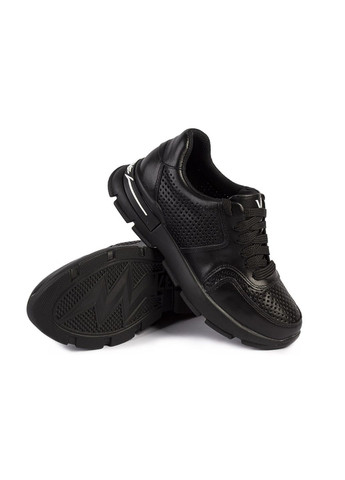 Чорні осінні кросівки жіночі бренду 8200026_(2) Vittorio Pritti