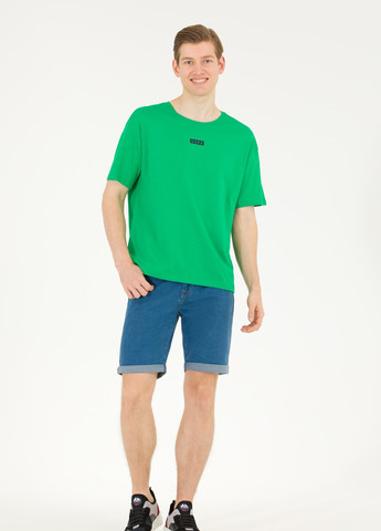 Зеленая футболка мужская U.S. Polo Assn.