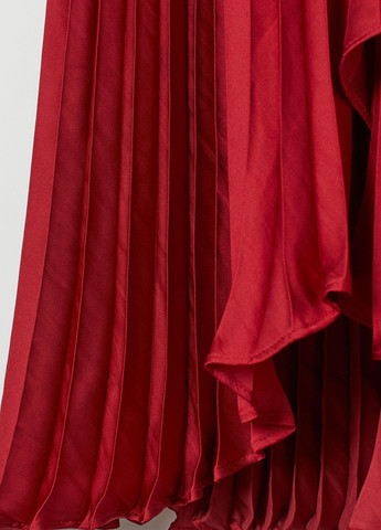 Бордовая юбка H&M