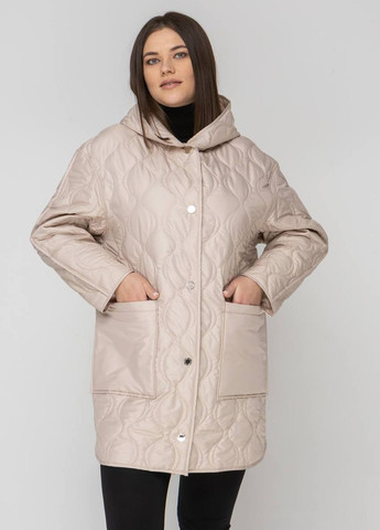 Перлова демісезонна демісезонна жіноча куртка великого розміру SK