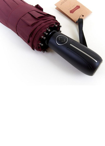 Зонт автомат №3260 унисекс (мужской, женский) на 12 спиц, прямая ручка, Бордовый Parachase (262293002)