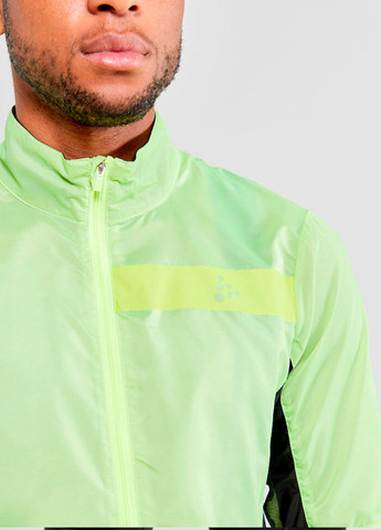 Зеленая велокуртка Craft ADV Essence Light Wind Jacket